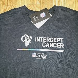 Nike NFL T-Shirt Cincinnati Bengals Cruitual Catch Intercept Cancer Wmns XL $40